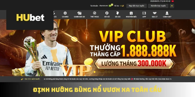 Định hướng bùng nổ vươn xa toàn cầu